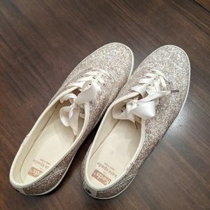 Kate Spade Glitter Keds Size 10